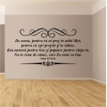 Sticker mare perete2, Pentru ca ai pret...